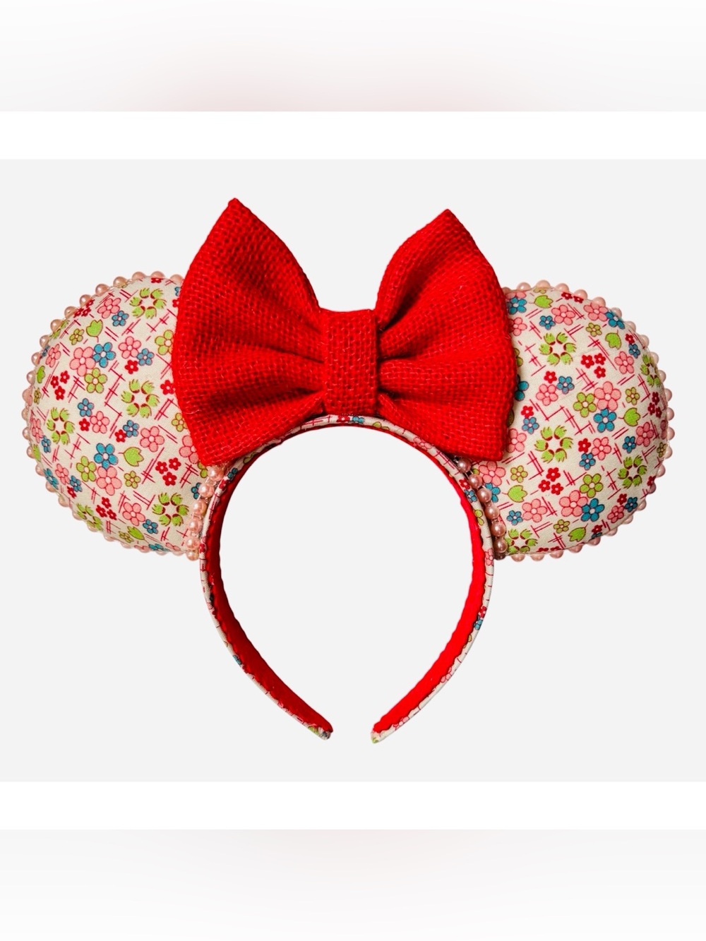 Vintage Floral Mouse Ears